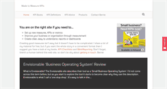 Desktop Screenshot of madetomeasurekpis.com